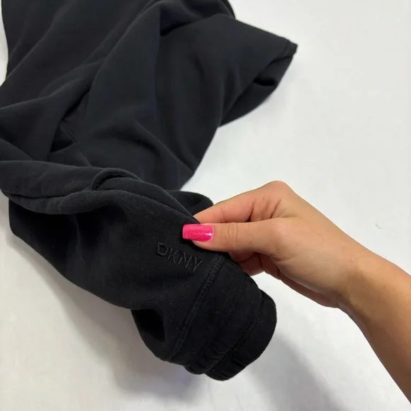 DKNY sport black wide leg sweatpants - Picture 6 of 6